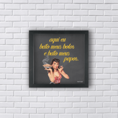Quadro cozinha bolo