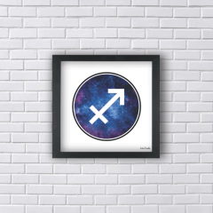 Quadro símbolo signo sagitário
