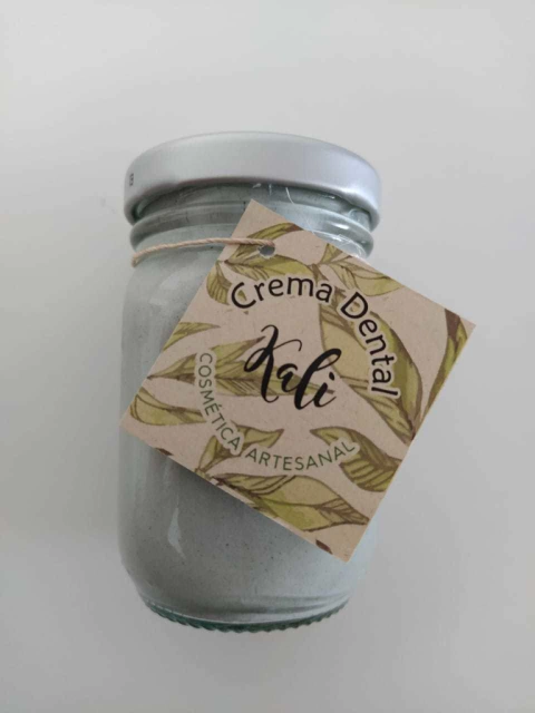 CREMA DENTAL DE ARCILLA BLANCA SIN FLUOR x 130 gr - Kaliartesanal