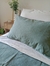Pack Cubre Edredón Reversible VERDE SECO + Manta y Fundas de almohadas - tienda online