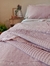 Pack Cubre Edredón Reversible ROSA VINTAGE + Manta y Fundas de almohadas en internet