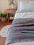 Pack Cubre Edredón Reversible BLANCO + Manta y Fundas de almohadas - Indiga Deco Serrana