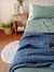 Imagen de Pack Cubre Edredón Reversible VERDE SECO + Manta y Fundas de almohadas