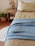 Pack Cubre Edredón Reversible AVELLANA + Manta y Fundas de almohadas - Indiga Deco Serrana