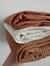 Pack Dormitorio | Manta Pie de cama Nido Canela + Fundas de almohadas - comprar online
