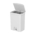 LIXEIRA DE PEDAL TRIUM 30L DUPLA BRANCO FECHADO - comprar online