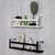 PRATELEIRA BOX ESTILO 45CM BRANCA/BR - comprar online