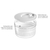 SECADOR DE SALADA CLEAR FRESH 5,5L (branco) - loja online