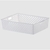 CESTO ORG QUADRATTA 34X27X9 (branco)