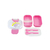 POTE P/ LANCHE 400ML [PICCOLINO] arco iris - CASA ORGANIZAE SOLUÇOES EM ORGANIZAÇÃO DE CASA