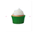 FORMINHA CUPCAKE 45UN (verde bandeira)