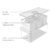 ORGANIZADOR CLEAR FRESH 5L COM 3 CESTOS - comprar online