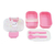POTE P/ LANCHE 400ML [PIMPOLHOS] (gatinho rosa) - CASA ORGANIZAE SOLUÇOES EM ORGANIZAÇÃO DE CASA