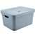CAIXA ORGANIZADORA CUBE AZUL 32L (com tampa)