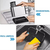 Dispenser Em Aco Inox Porta Detergente E Esponja 3 Em 1 - loja online