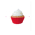 FORMINHA CUPCAKE 45 UNID (vermelha)