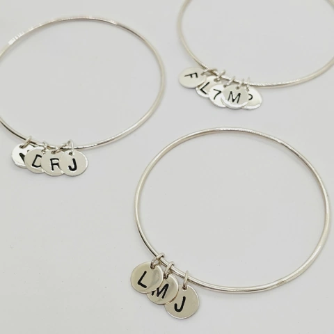 Esclava con Dije Chapita Grabado