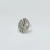 Anillo Iniciales Sello Plata y Piedras Plata 925 