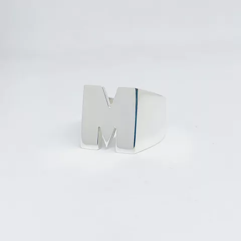 Anillo Inicial Grande plata 925