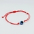 Pulsera Ajustable de Hilo Rojo con Ojito Protector Bolita