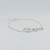 Pulsera con Dije Infinito y Perla Plata 925