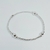 Pulsera Elastizada Tres Bolitas Plata 925