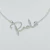 Cadena con Dije Nombre Personalizado Plata 925 