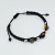 Pulsera Ajustable Combinada con Hilo, Piedras y Plata 925