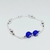 Pulsera con Bolitas y Ojitos Griegos Plata 925