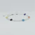 Pulsera con Dijes Infinito y Ojitos Griegos de Colores plata 925