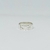Anillo cinta calado plata 925