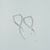Aros Argolla Colgante Madrid 18x55 mm plata 925