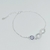 Pulsera con Dije Infinito y Ojito Griego Creta plata 925