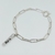 pulsera eslabones de plata 925 con dije grabado 