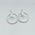 Aros Argolla Colgante Lucia 33mm plata 925