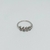Anillo Hojitas de Olivo plata y piedras 