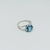Anillo con Piedra Cristal plata 925