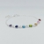 Pulsera con Dijes de Colores plata 925