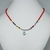 Collar de Piedras con Dije Ojito Griego plata 925