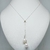 Cadena Corbatero con Perlas plata 925