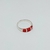 Anillo con piedras plata 925