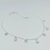 Tobillera con Dijes Cubic Plata 925
