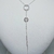 Cadena con Dijes Circulos Colgantes 