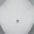 Cadena con Dije Corazón con piedra Cubic - comprar online