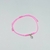 Pulsera Rosa Ajustable con Cristal