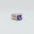 Anillo Ancho Piedra Cuadrada - Zabel Joyas