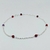 Tobillera con Cristales Rojos - comprar online