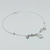 Tobillera Dije Corazón y Cristales - comprar online