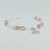 Pulsera Cristales Salmón y Ojito Griego en internet