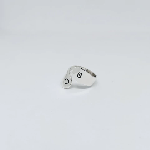 Anillo Pellizco Personalizado Plata 925